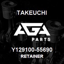 Y129100-55690 Takeuchi RETAINER | AGA Parts