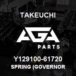 Y129100-61720 Takeuchi SPRING (GOVERNOR | AGA Parts