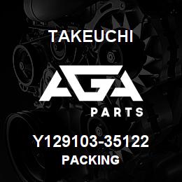 Y129103-35122 Takeuchi PACKING | AGA Parts