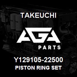 Y129105-22500 Takeuchi PISTON RING SET | AGA Parts