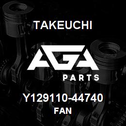 Y129110-44740 Takeuchi FAN | AGA Parts