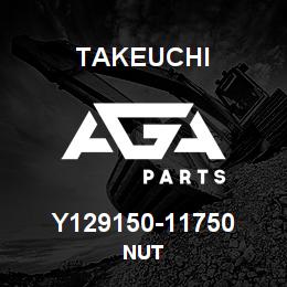 Y129150-11750 Takeuchi NUT | AGA Parts