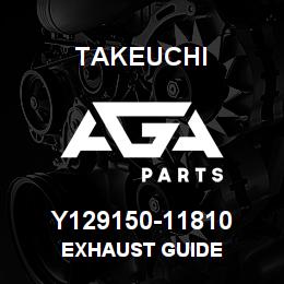Y129150-11810 Takeuchi EXHAUST GUIDE | AGA Parts