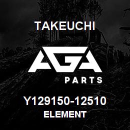 Y129150-12510 Takeuchi ELEMENT | AGA Parts