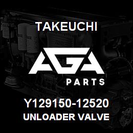 Y129150-12520 Takeuchi UNLOADER VALVE | AGA Parts