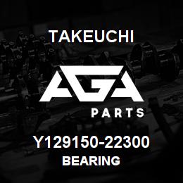 Y129150-22300 Takeuchi BEARING | AGA Parts