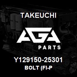 Y129150-25301 Takeuchi BOLT (FI-P | AGA Parts