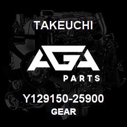 Y129150-25900 Takeuchi GEAR | AGA Parts