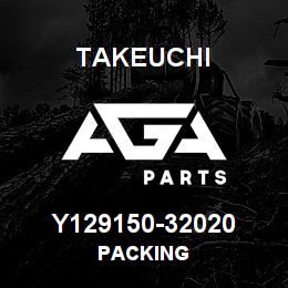 Y129150-32020 Takeuchi PACKING | AGA Parts