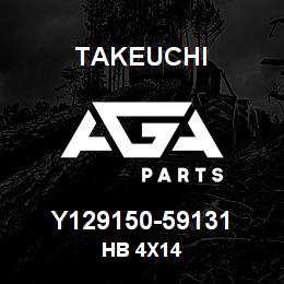 Y129150-59131 Takeuchi HB 4X14 | AGA Parts