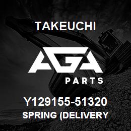 Y129155-51320 Takeuchi SPRING (DELIVERY | AGA Parts