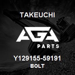 Y129155-59191 Takeuchi BOLT | AGA Parts