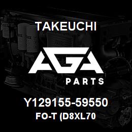 Y129155-59550 Takeuchi FO-T (D8XL70 | AGA Parts