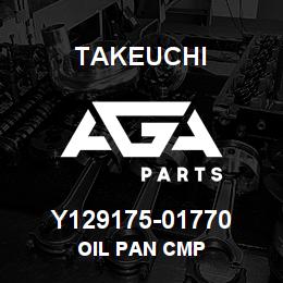 Y129175-01770 Takeuchi OIL PAN CMP | AGA Parts