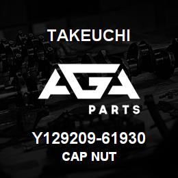 Y129209-61930 Takeuchi CAP NUT | AGA Parts