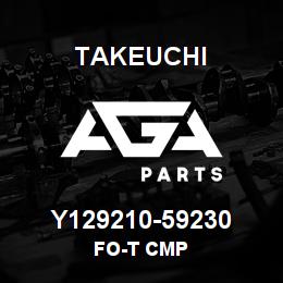 Y129210-59230 Takeuchi FO-T CMP | AGA Parts