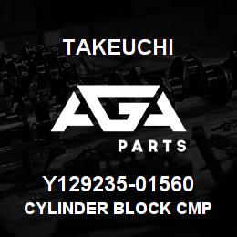 Y129235-01560 Takeuchi CYLINDER BLOCK CMP | AGA Parts