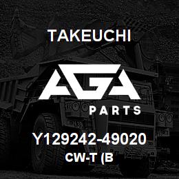 Y129242-49020 Takeuchi CW-T (B | AGA Parts