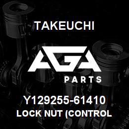 Y129255-61410 Takeuchi LOCK NUT (CONTROL | AGA Parts