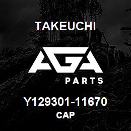 Y129301-11670 Takeuchi CAP | AGA Parts
