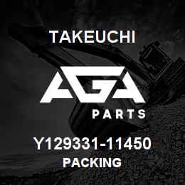 Y129331-11450 Takeuchi PACKING | AGA Parts
