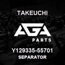 Y129335-55701 Takeuchi SEPARATOR | AGA Parts