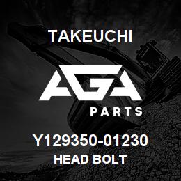 Y129350-01230 Takeuchi HEAD BOLT | AGA Parts