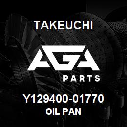 Y129400-01770 Takeuchi OIL PAN | AGA Parts
