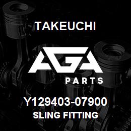 Y129403-07900 Takeuchi SLING FITTING | AGA Parts