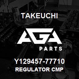 Y129457-77710 Takeuchi REGULATOR CMP | AGA Parts