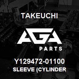 Y129472-01100 Takeuchi SLEEVE (CYLINDER | AGA Parts