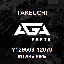 Y129508-12070 Takeuchi INTAKE PIPE | AGA Parts
