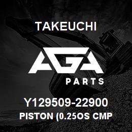 Y129509-22900 Takeuchi PISTON (0.25OS CMP | AGA Parts
