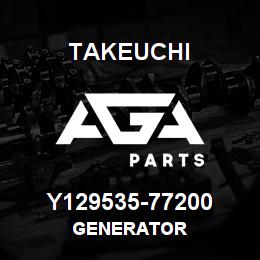 Y129535-77200 Takeuchi GENERATOR | AGA Parts