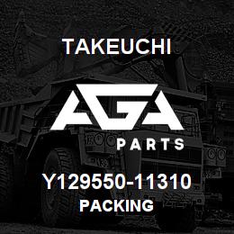 Y129550-11310 Takeuchi PACKING | AGA Parts