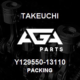 Y129550-13110 Takeuchi PACKING | AGA Parts