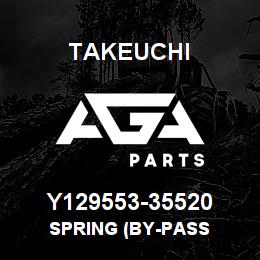Y129553-35520 Takeuchi SPRING (BY-PASS | AGA Parts