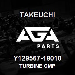 Y129567-18010 Takeuchi TURBINE CMP | AGA Parts
