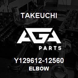Y129612-12560 Takeuchi ELBOW | AGA Parts
