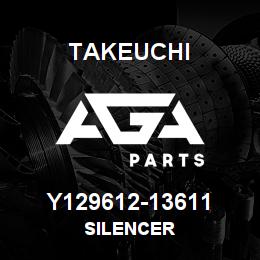Y129612-13611 Takeuchi SILENCER | AGA Parts