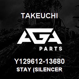 Y129612-13680 Takeuchi STAY (SILENCER | AGA Parts