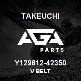 Y129612-42350 Takeuchi V BELT | AGA Parts