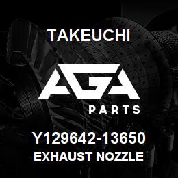 Y129642-13650 Takeuchi EXHAUST NOZZLE | AGA Parts