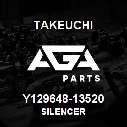 Y129648-13520 Takeuchi SILENCER | AGA Parts