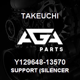 Y129648-13570 Takeuchi SUPPORT (SILENCER | AGA Parts
