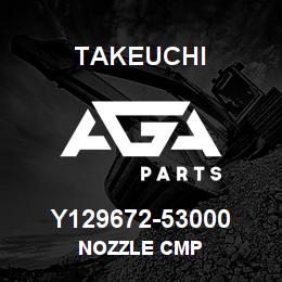 Y129672-53000 Takeuchi NOZZLE CMP | AGA Parts