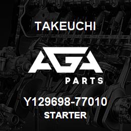 Y129698-77010 Takeuchi STARTER | AGA Parts