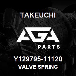 Y129795-11120 Takeuchi VALVE SPRING | AGA Parts