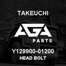 Y129900-01200 Takeuchi HEAD BOLT | AGA Parts