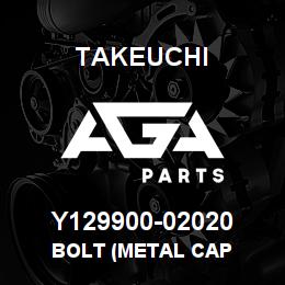 Y129900-02020 Takeuchi BOLT (METAL CAP | AGA Parts